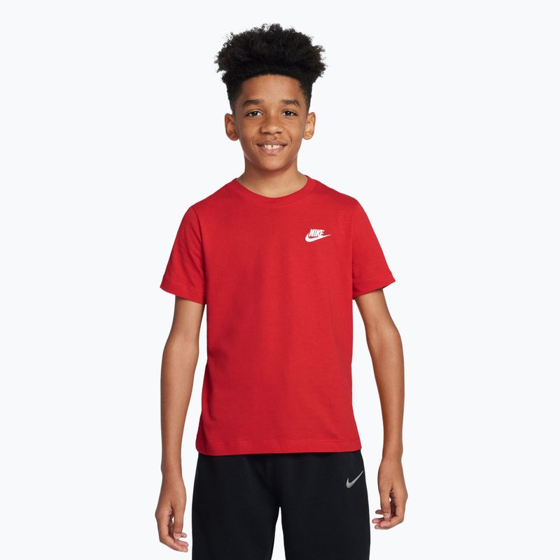 Tricou pentru copii Nike Sportswear university red 5