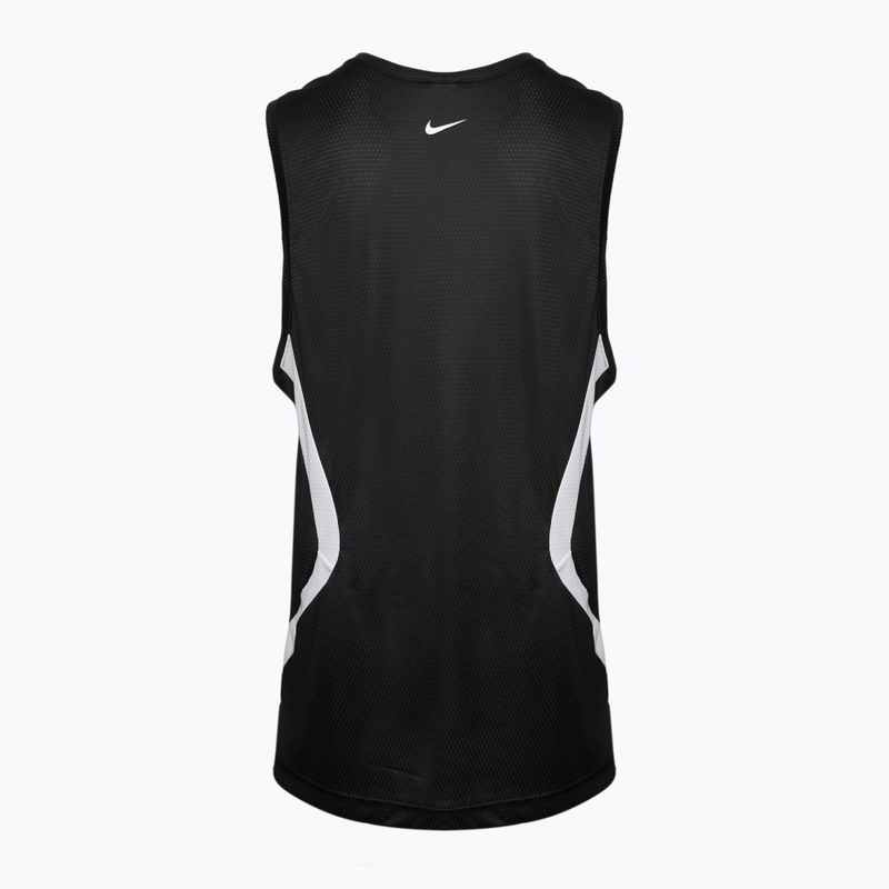 Tricou de baschet pentru bărbați Nike Icon Dri-Fit TT black/white/black/white 2