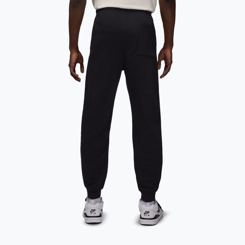 Pantaloni pentru bărbați Nike Jordan Brooklyn Fleece black/white 2