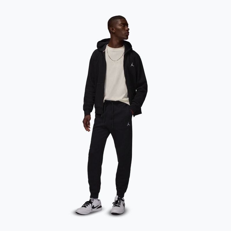 Pantaloni pentru bărbați Nike Jordan Brooklyn Fleece black/white 3