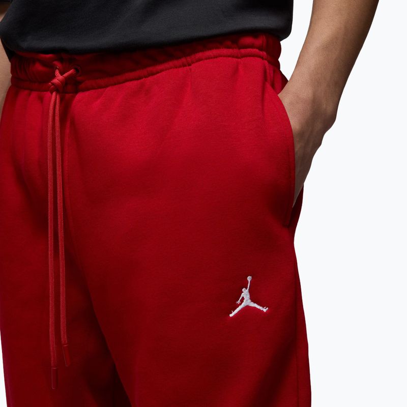 Spodnie męskie Nike Jordan Brooklyn Fleece gym red/white 4