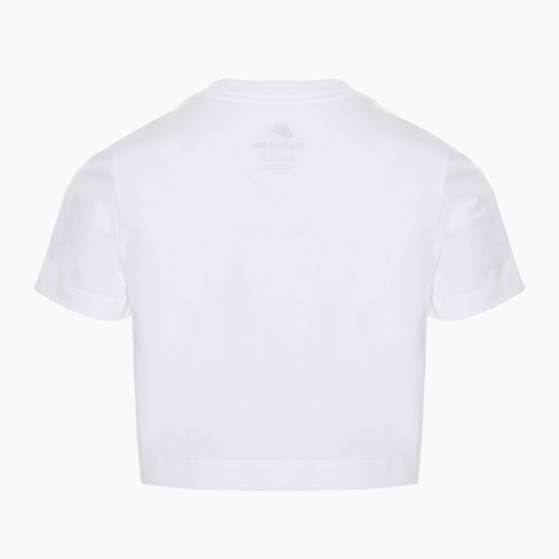 Tricou pentru copii Nike Sportswear Cropped white 2