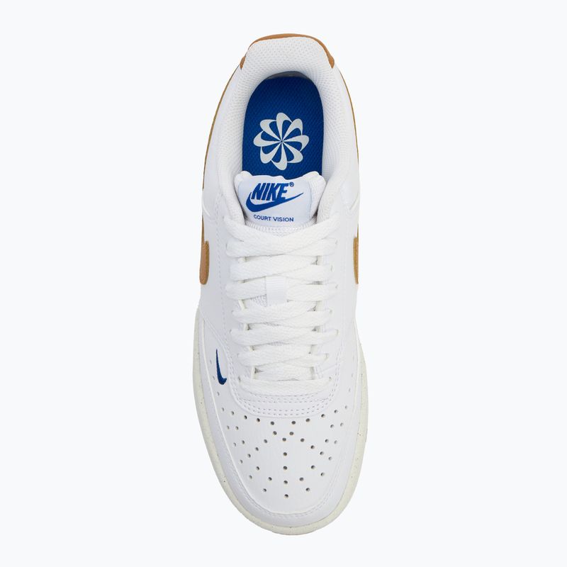 Încălțăminte pentru femei Nike Court Vision Low Next Nature white/game royal/sail/flax 5