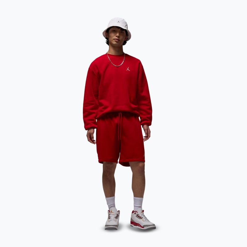 Bluză pentru bărbați Nike Jordan Brooklyn Fleece Crew gym red/white 2