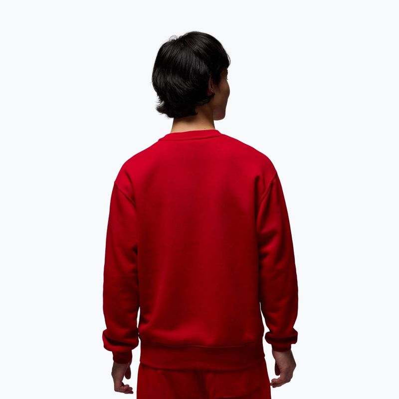 Bluză pentru bărbați Nike Jordan Brooklyn Fleece Crew gym red/white 3