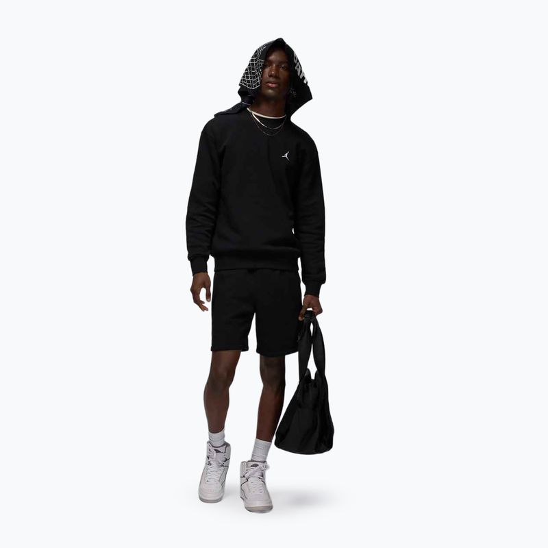 Bluză pentru bărbați  Jordan Brooklyn Fleece Crew black/white 2