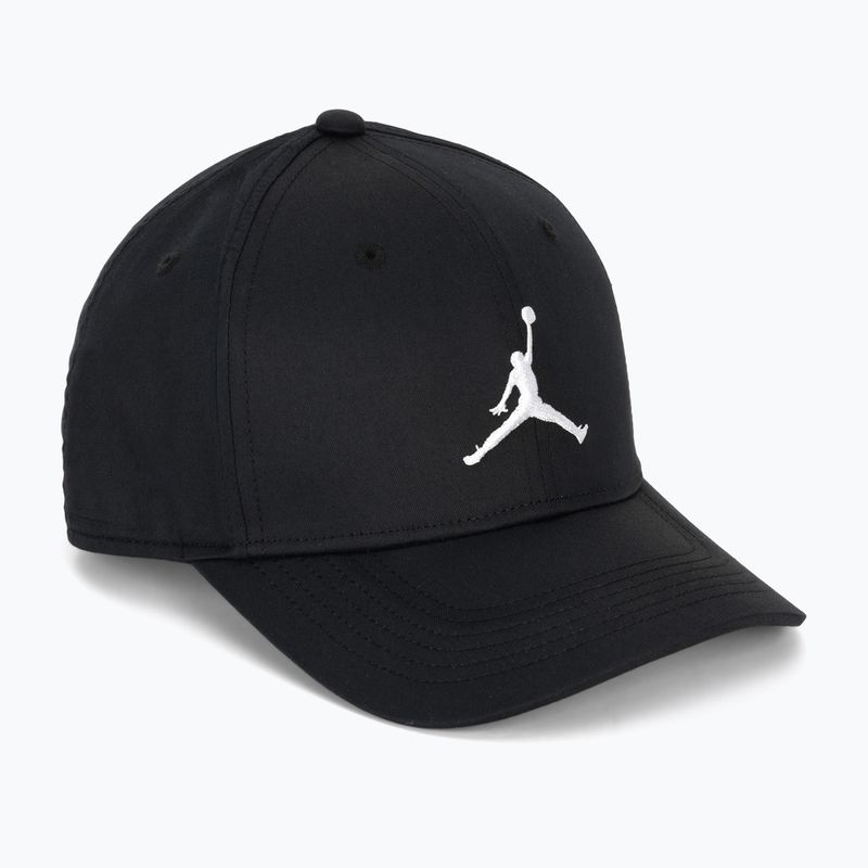 Șapcă Jordan Rise Structured Curved-Bill black/white