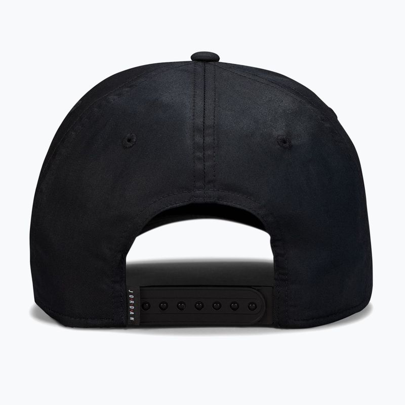 Șapcă Nike Jordan Rise Structured Curved-Bill black/white 6