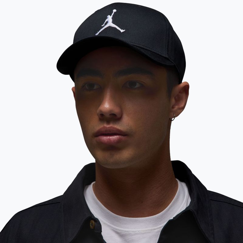 Czapka z daszkiem Nike Jordan Rise Structured Curved-Bill black/white 5