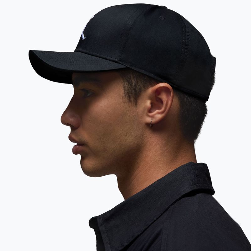Șapcă Nike Jordan Rise Structured Curved-Bill black/white 9