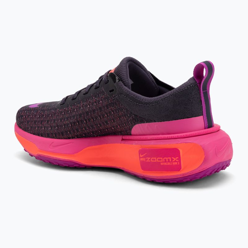 Încălțăminte de alergare pentru femei Nike Invincible 3 dark raisin/hot punch/laser fuchsia/hyper violet 3