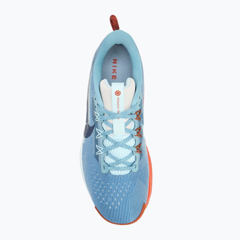 Încălțăminte de alergare pentru bărbați Nike Pegasus Trail 5 denim turquoise/ glacier blue/ vintage voral/ midnight 5