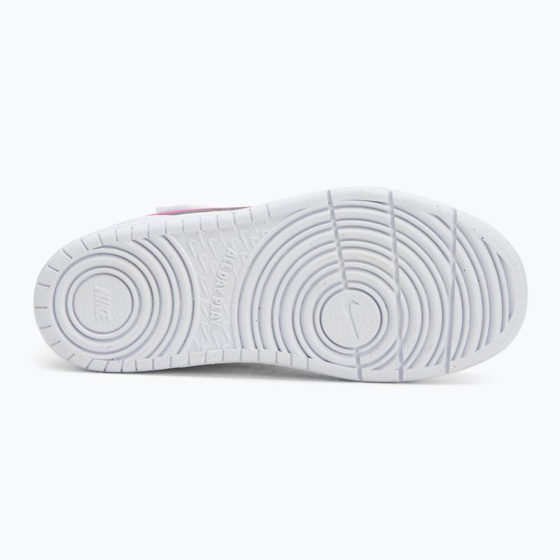 Încălțăminte pentru copii Nike Court Borough Low Recraft white/laser fuchsia 4