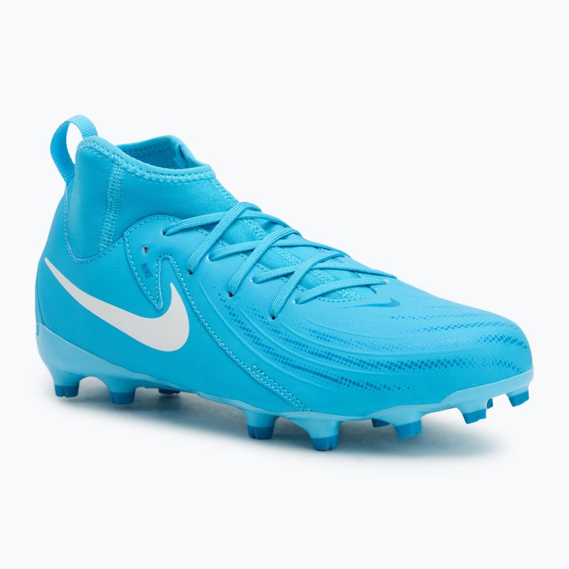 Încălțăminte de fotbal pentru copii Nike Phantom Luna 2 Academy FG/MG blue fury/white