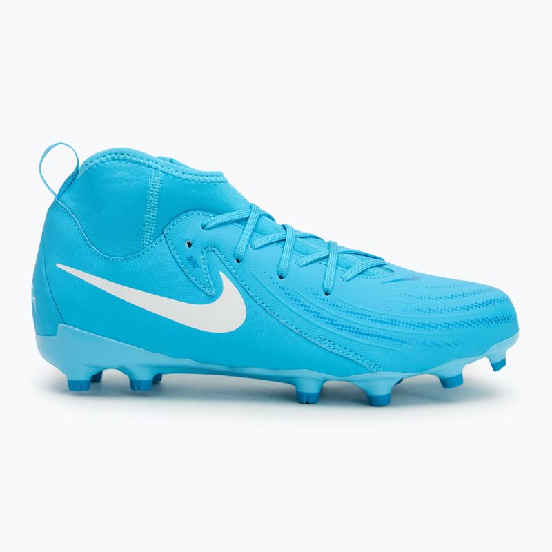 Încălțăminte de fotbal pentru copii Nike Phantom Luna 2 Academy FG/MG blue fury/white 2