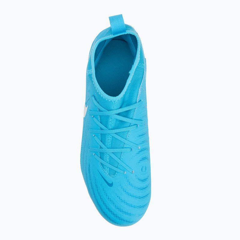 Încălțăminte de fotbal pentru copii Nike Phantom Luna 2 Academy FG/MG blue fury/white 5