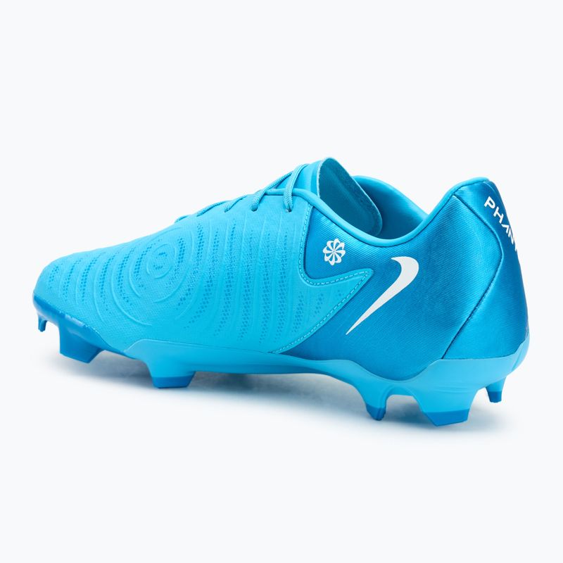 Încălțăminte de fotbal Nike Phantom GX II Academy FG/MG blue fury/white 3