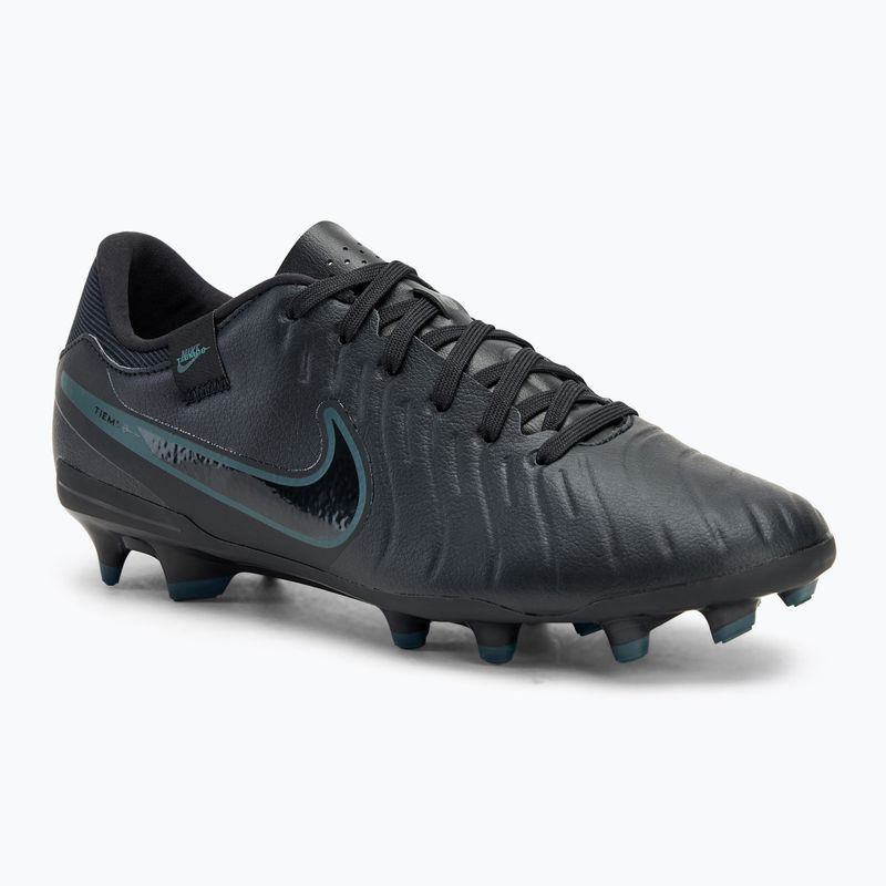 Încălțăminte de fotbal pentru bărbați Nike Tiempo Legend 10 Academy FG/MG black/deep jungle/black