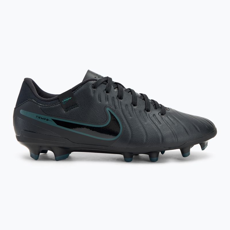 Încălțăminte de fotbal pentru bărbați Nike Tiempo Legend 10 Academy FG/MG black/deep jungle/black 2