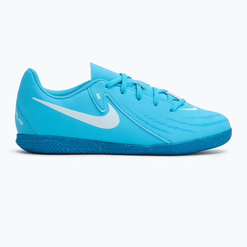 Încălțăminte de fotbal pentru copii Nike Phantom GX II Club IC blue fury/white 2