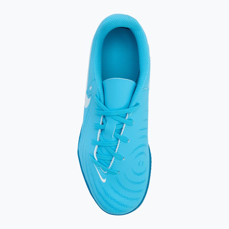 Încălțăminte de fotbal pentru copii Nike Phantom GX II Club IC blue fury/white 5