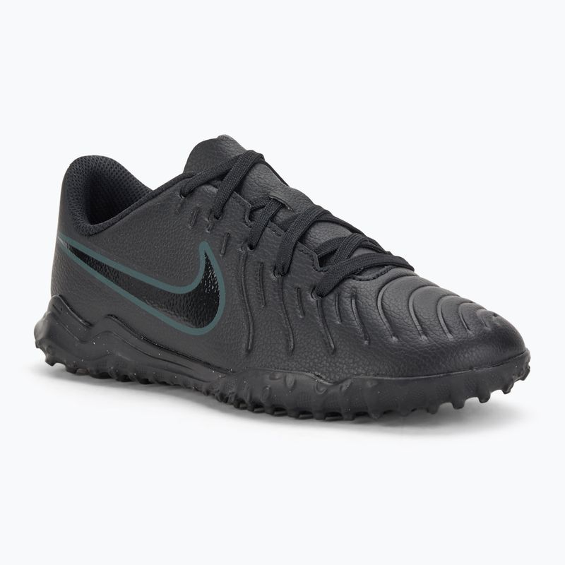 Ghete de fotbal pentru copii Nike Tiempo Legend 10 Club TF negru/negru deep jungle