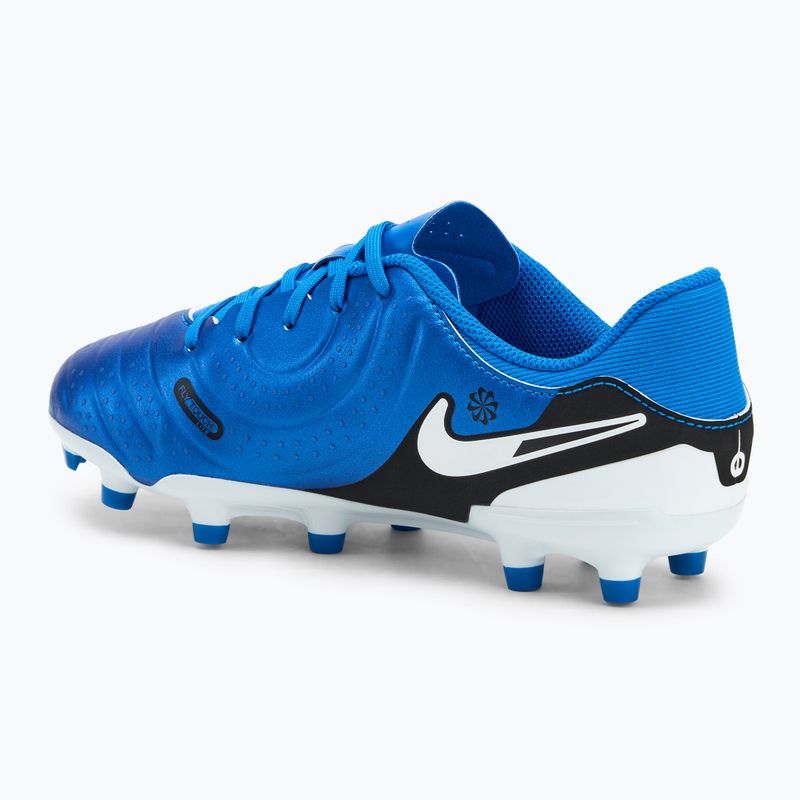 Încălțăminte de fotbal pentru copii Nike Tiempo Legend 10 Academy FG/MG soar white 3