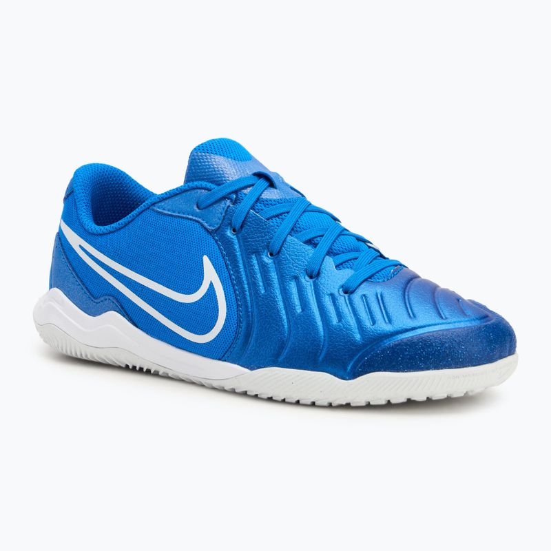 Încălțăminte de fotbal pentru copii Nike Tiempo Legend 10 Academy IC solar/white