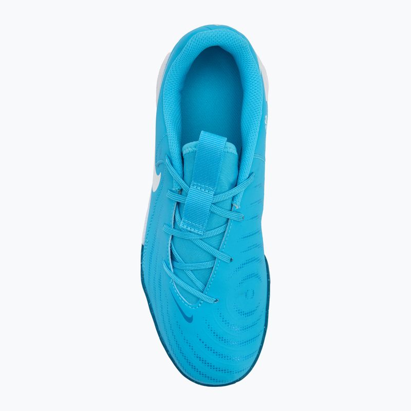 Încălțăminte de fotbal pentru copii Nike Phantom GX II Academy TF blue fury/white 5