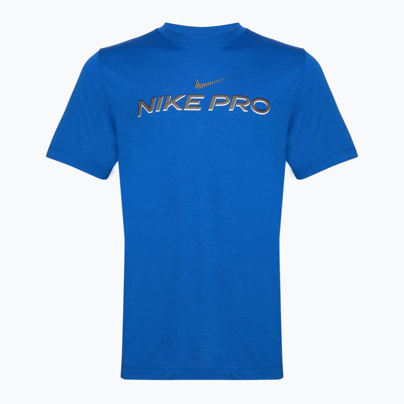 Tricou de antrenament pentru bărbați Nike Dri-Fit Fitness dame royal