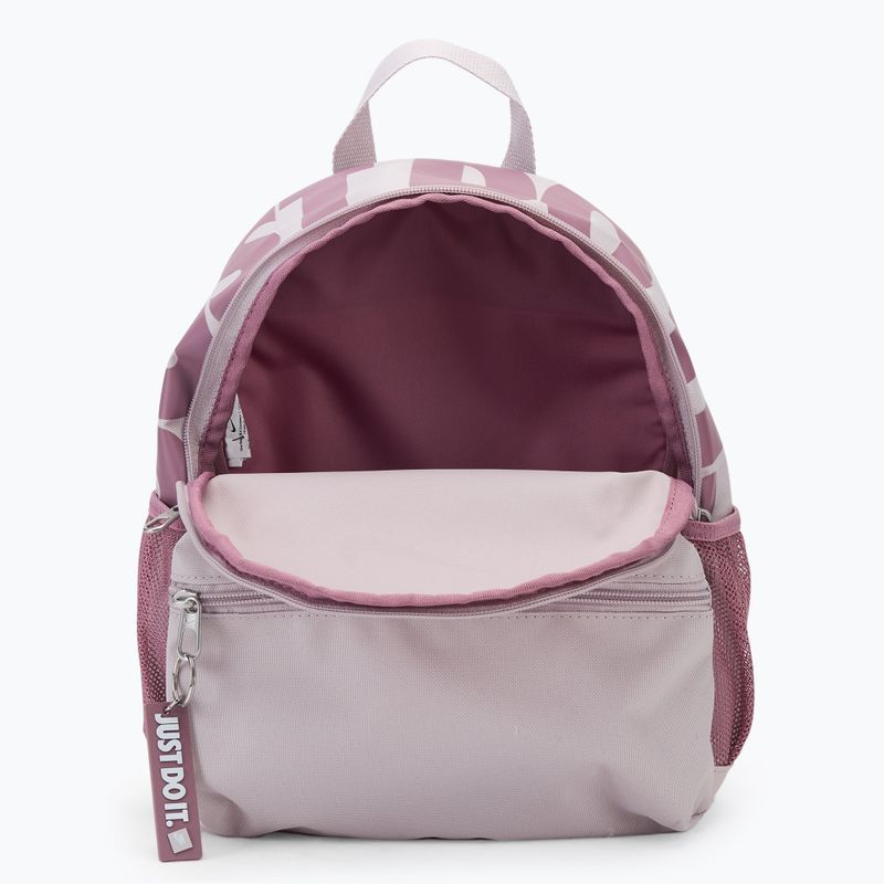 Rucsac de oraș pentru copii Nike Brasilia Just Do It Mini 11 l platinum violet/plum dust/white 6