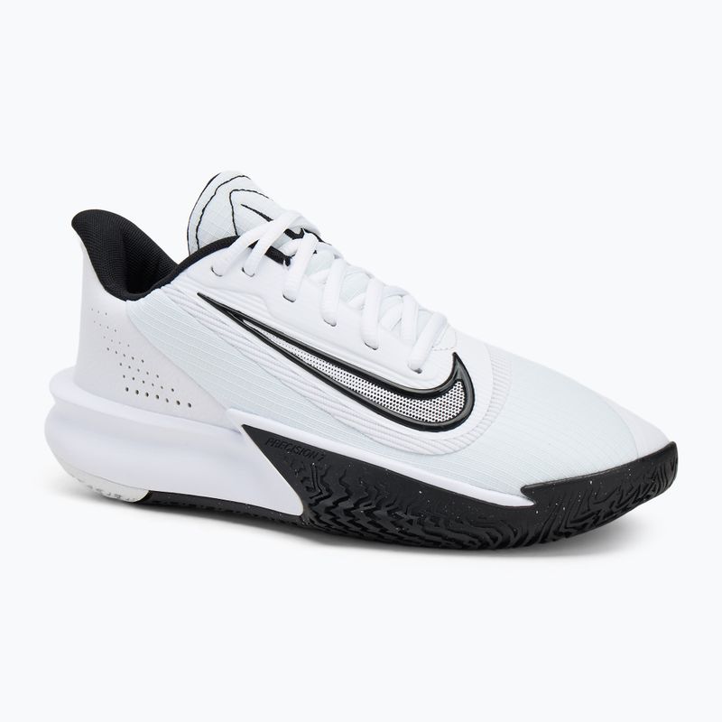 Încălțăminte de baschet pentru bărbați Nike Precision 7 white/black