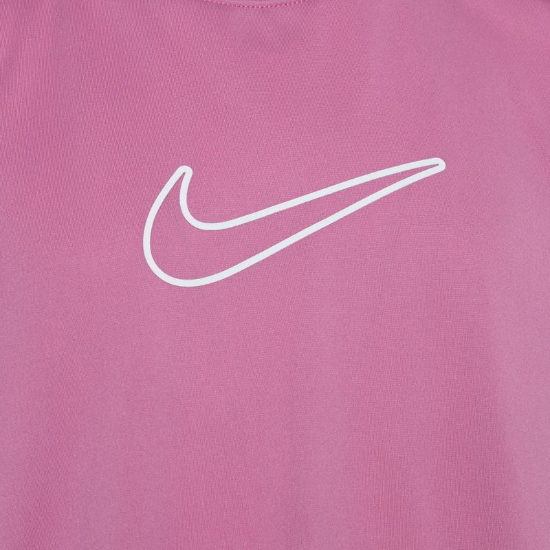 Tricou pentru copii Nike One Dri-Fit magic flamingo/white 3