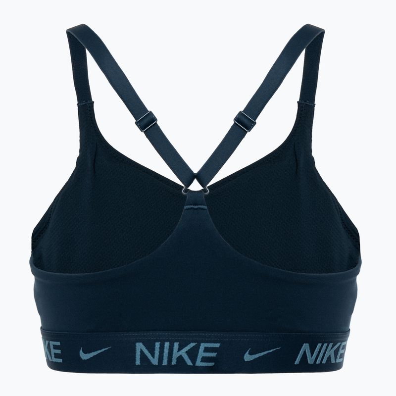 Sutien de antrenament Nike Dri-Fit Indy Light Support armoury navy 2