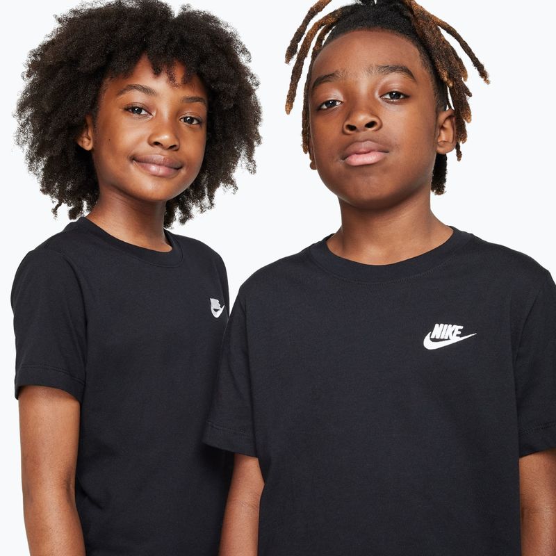 Tricou pentru copii Nike Sportswear black 4