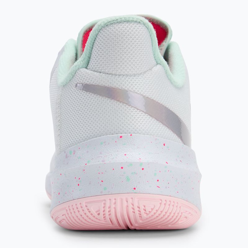 Pantofi de volei Nike Zoom Hyperspeed Court SE alb/spumă mentă/gri/cenușă violet/spumă roz 6