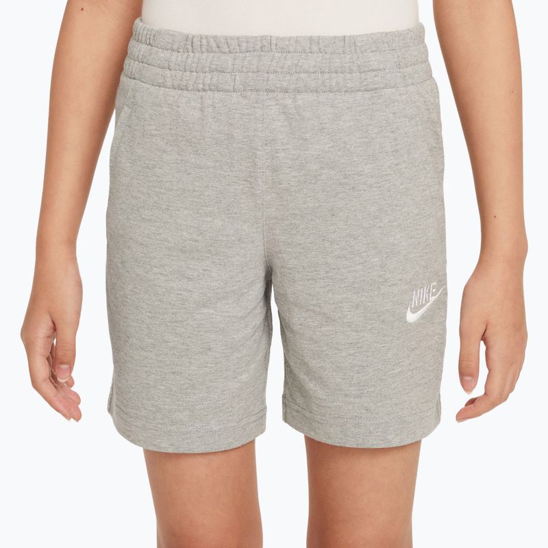 Pantaloni scurți pentru copii Nike Sportswear Club 6" dark grey heather/white 4
