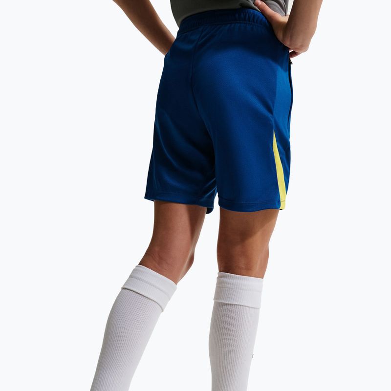 Pantaloni scurți de fotbal pentru copii Nike FC Barcelona Strike SE Jr gym blue/opti yellow/opti yellow 3
