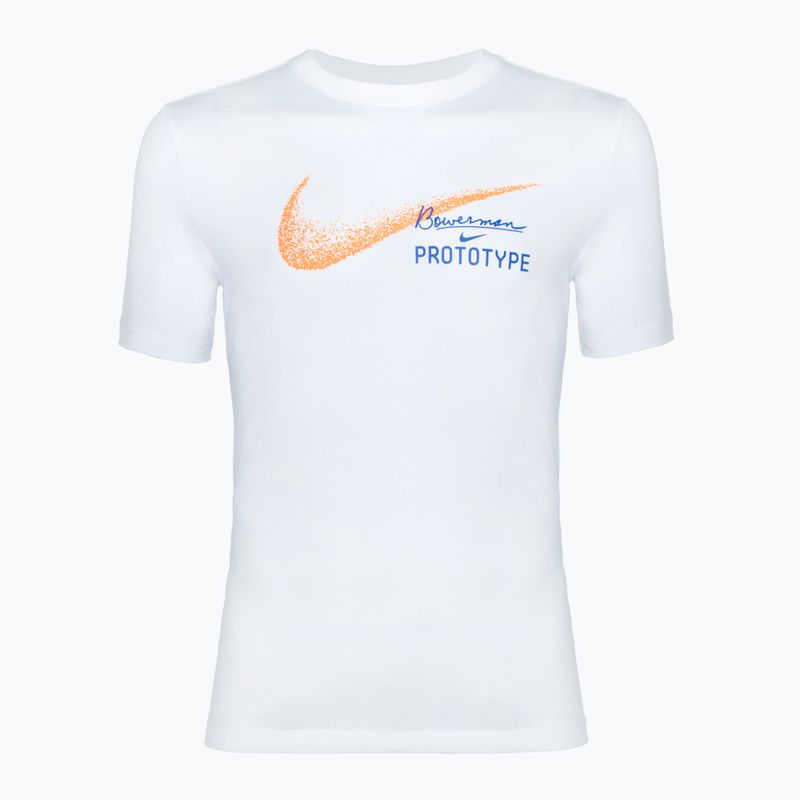Tricou de alergare pentru bărbați Nike Dri-Fit Founders white 5