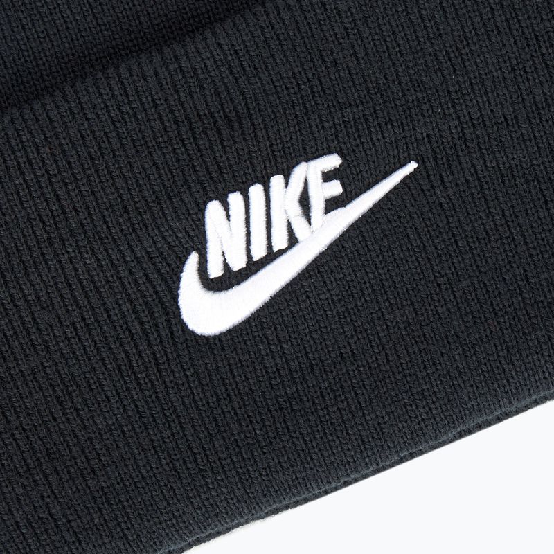 Căciulă de iarnă Nike Peak Futura Beanie black/white 3