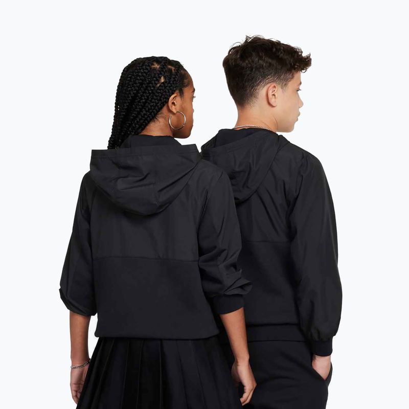 Hanorac pentru copii Nike Sportswear City Utility EasyOn black/black 6