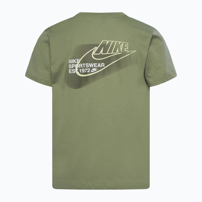 Tricou pentru copii Nike Sportstwear Standard Issue oil green 2