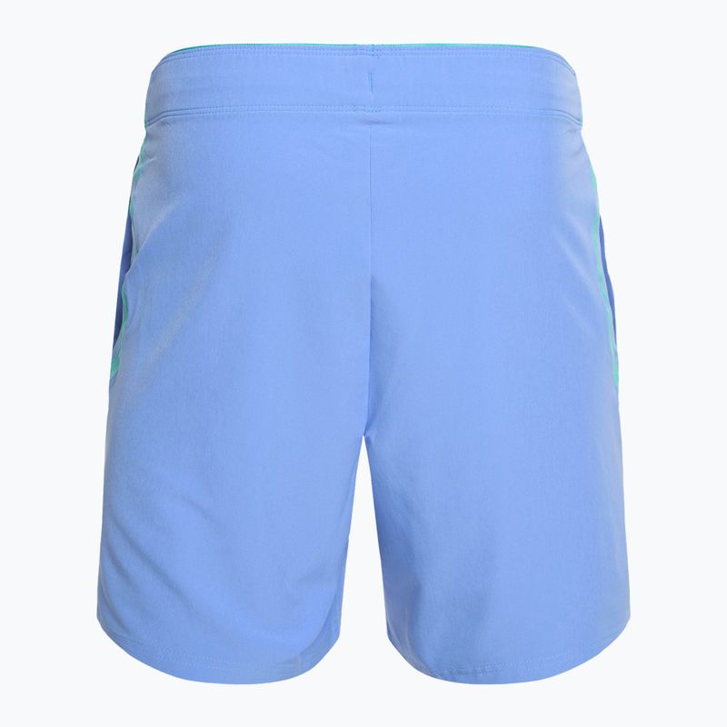 Pantaloni scurți de tenis pentru bărbați Nike Court Advantage Dri-FIT 7" royal pulse/ green frost/ white 2