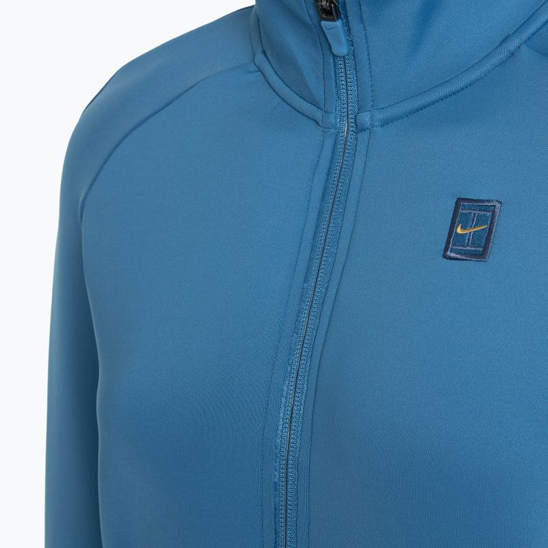 Bluză de tenis pentru femei Nike Court Dri-Fit Heritage FZ aegean storm / aegean storm 3