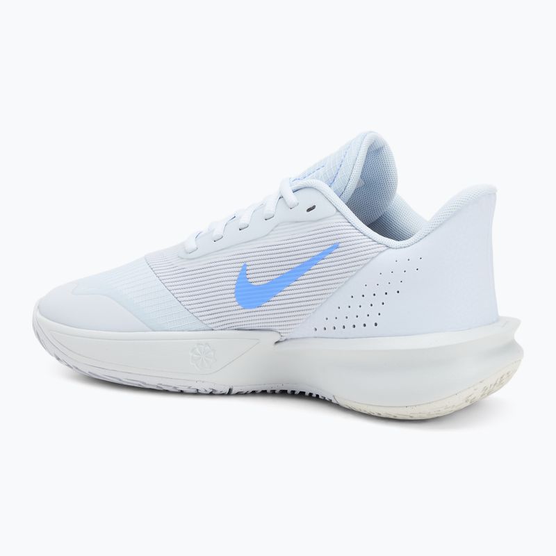 Încălțăminte de baschet pentru bărbați Nike Precision 7 football grey/pure platinum/plum dust/royal pulse 3