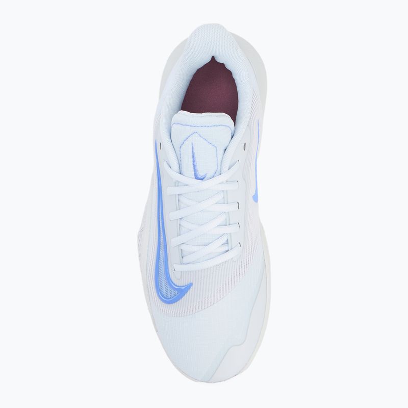 Încălțăminte de baschet pentru bărbați Nike Precision 7 football grey/pure platinum/plum dust/royal pulse 5