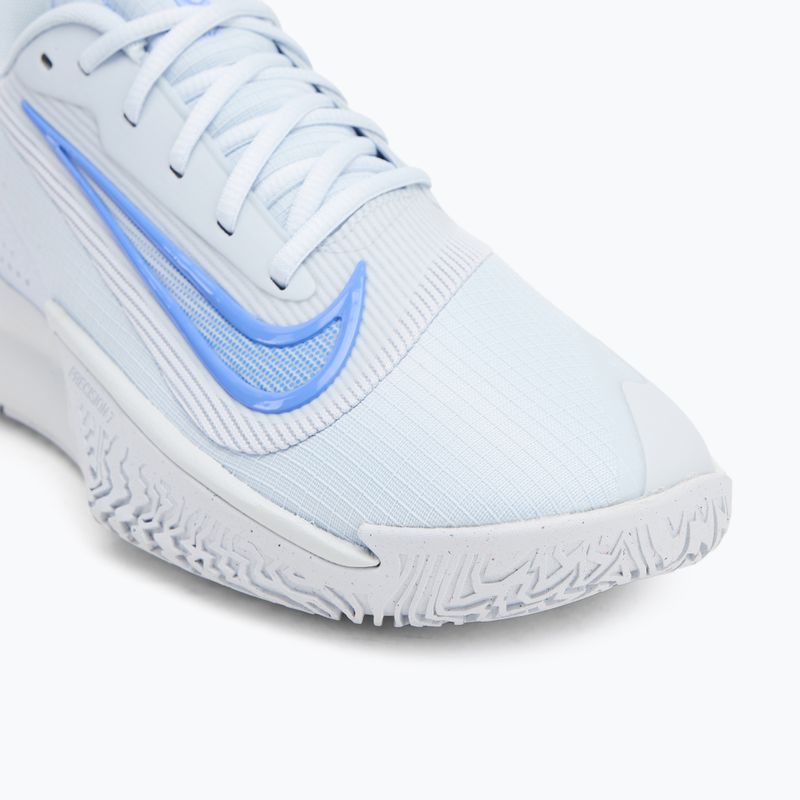 Încălțăminte de baschet pentru bărbați Nike Precision 7 football grey/pure platinum/plum dust/royal pulse 7