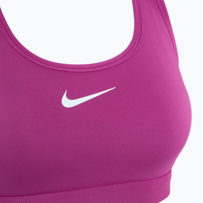 Sution de antrenament Nike Swoosh Medium Support hot fuchsia/white 3