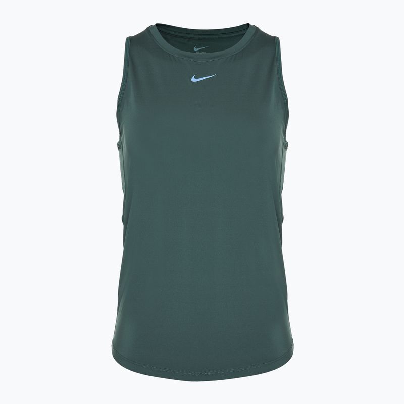 Tank top de antrenament pentru femei Nike One Classic Dri-Fit lvintage green / black