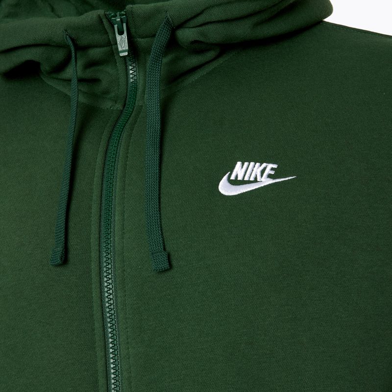 Bluză pentru bărbați Nike Sportswear Club Fleece fir/fir/white 3